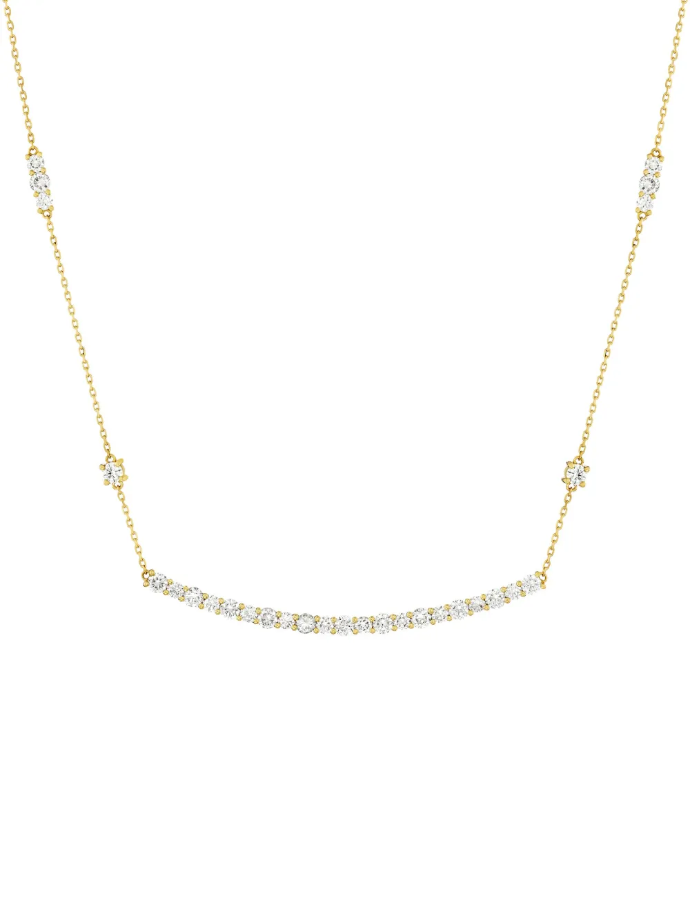 

Бриллиантовое колье Primrose из 18-каратного желтого золота ROSEKEY, золотой