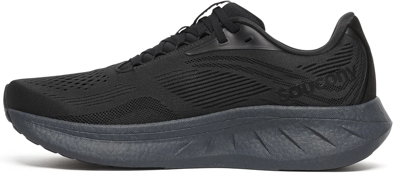 Мужские кроссовки для бега Saucony Ride 18, черный — фото 2