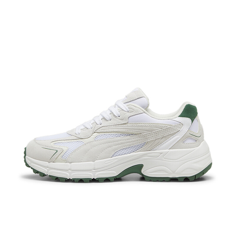 

Туфли для гольфа мужские низкие белые/серые/темно-зеленые Puma