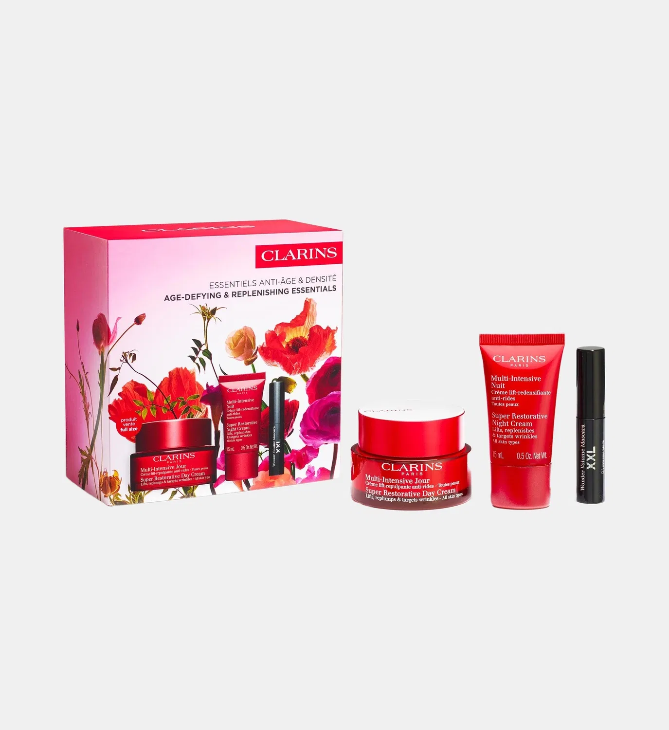 Набор Clarins, красный