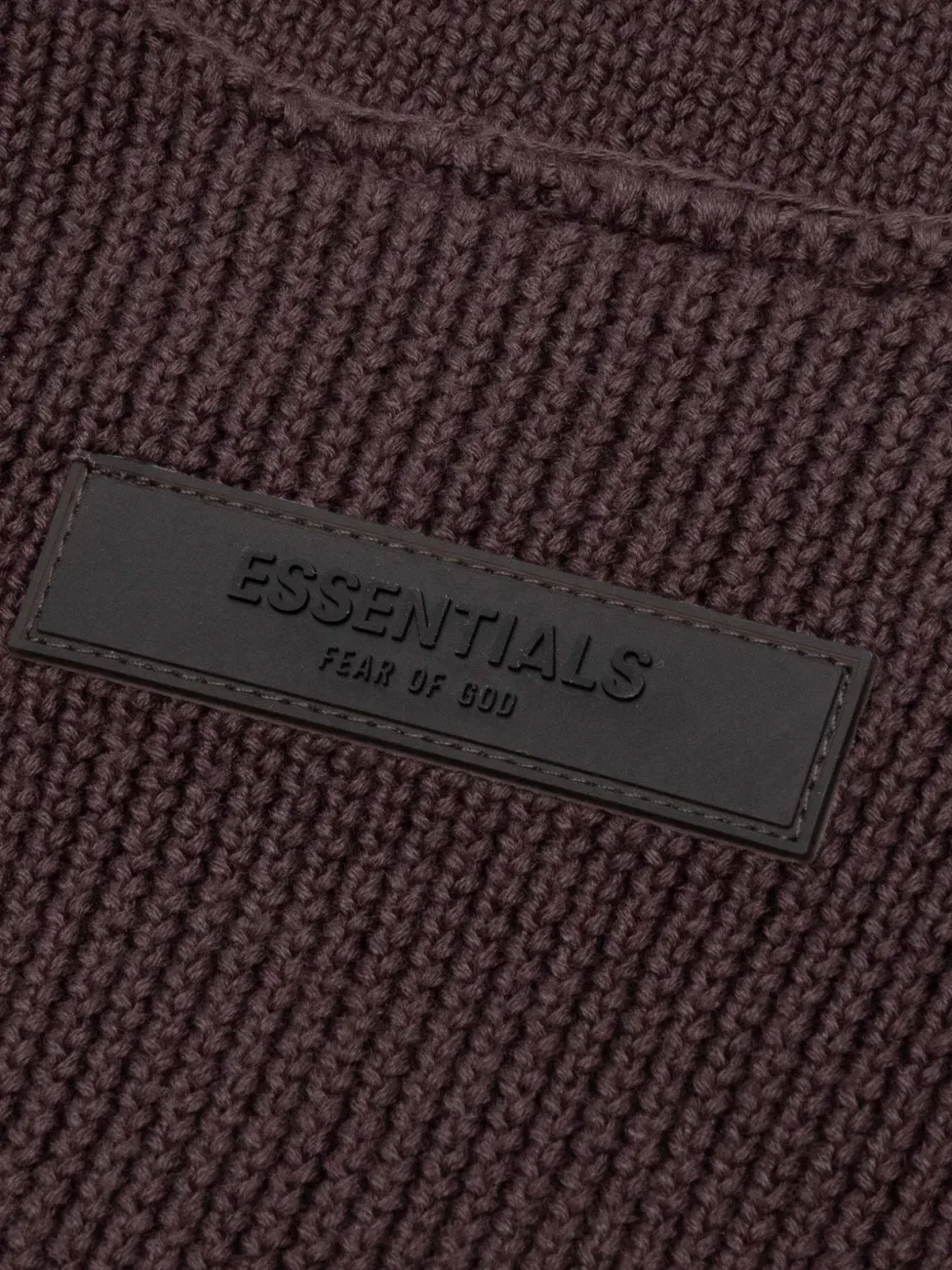Свитер с нашивкой-логотипом Fear Of God Essentials Kids, фиолетовый — фото 3