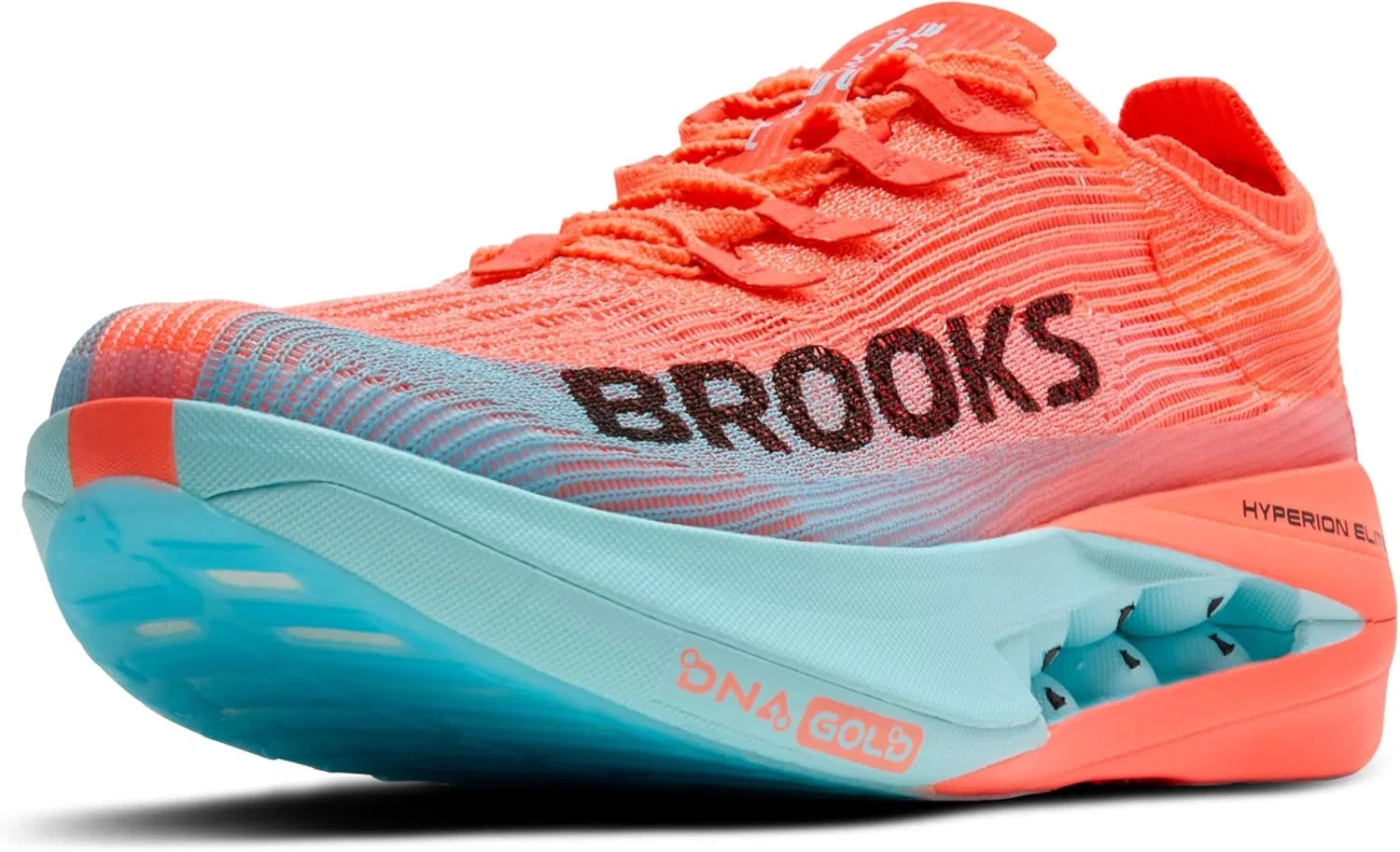 Кроссовки Brooks Hyperion Elite 5 унисекс, Pink Clay Atomizer Blue