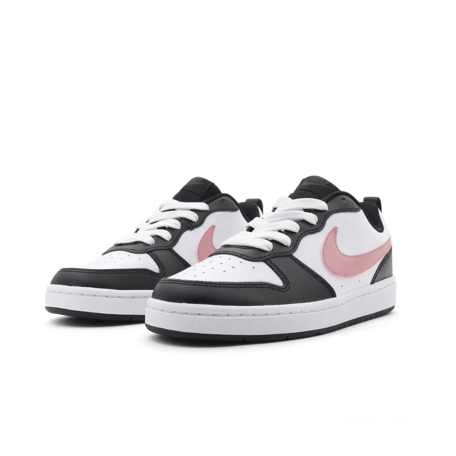 

Кроссовки Nike Court Borough Skateboard Shoes Women's Low-Top Black Pink, черный/розовый