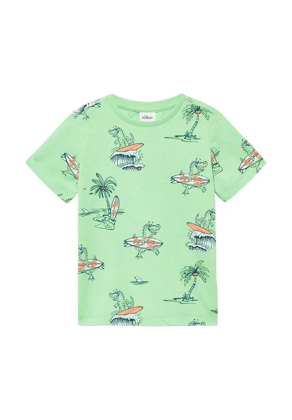 

Футболка с принтом по всей поверхности S.Oliver, Hellgrün