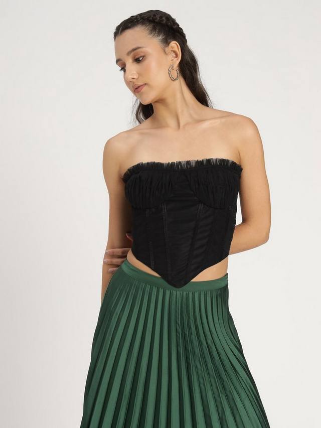 

Топ-бандо Nyla Lace & Beads, Black