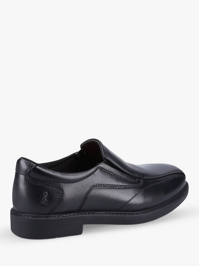 Детские школьные туфли Toby Senior Leather Hush Puppies, Black — фото 3