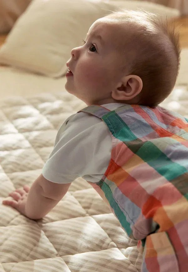 Комплект Regular fit set body Next, bright multi colour check, яркая разноцветная клетка — фото 4