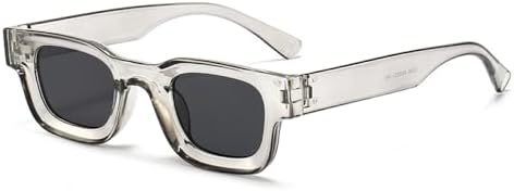 

Модные солнцезащитные очки 2027 года, маленькие квадратные, для женщин, ретро-очки, защита от УФ-излучения UV400, трендовые солнцезащитные очки для женщин и мужчин MTZJH, Mn5306-c10