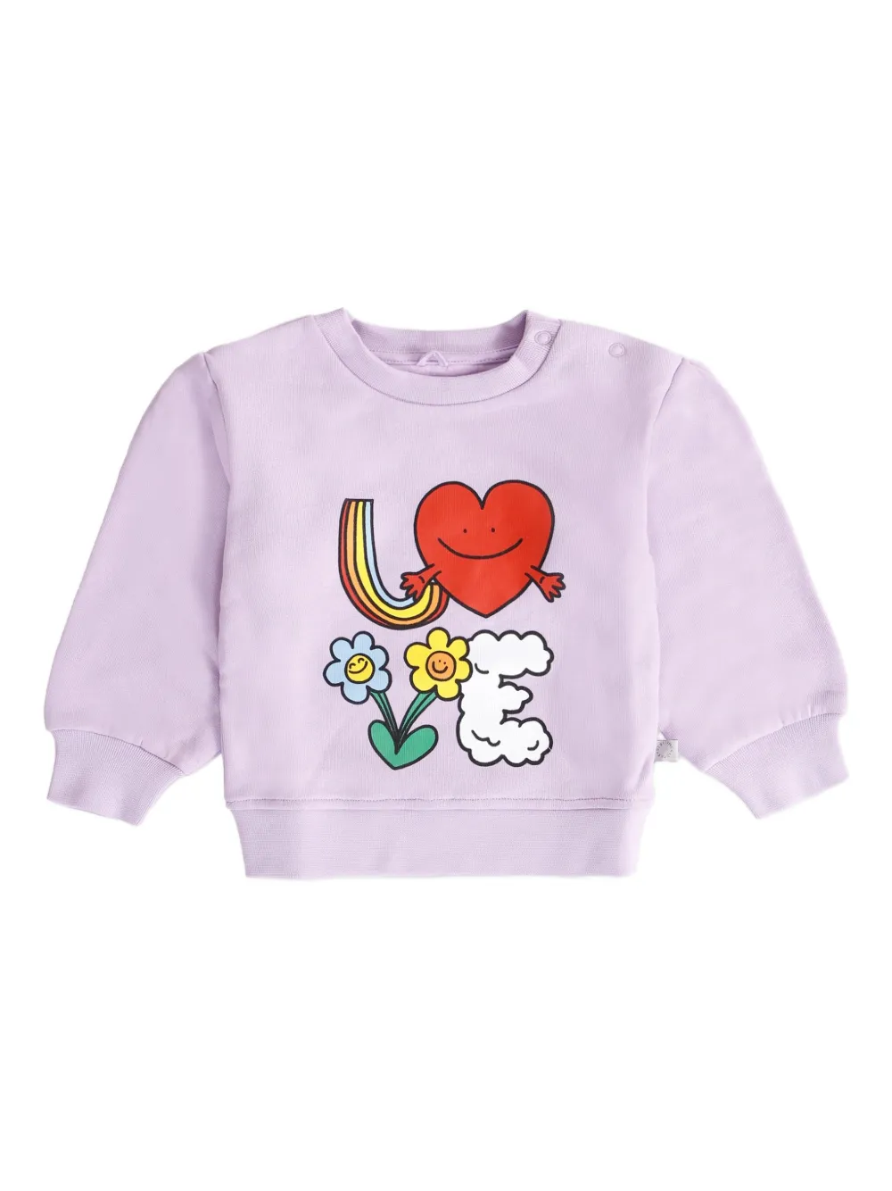 

Толстовка с мультяшным принтом Stella McCartney Kids, фиолетовый