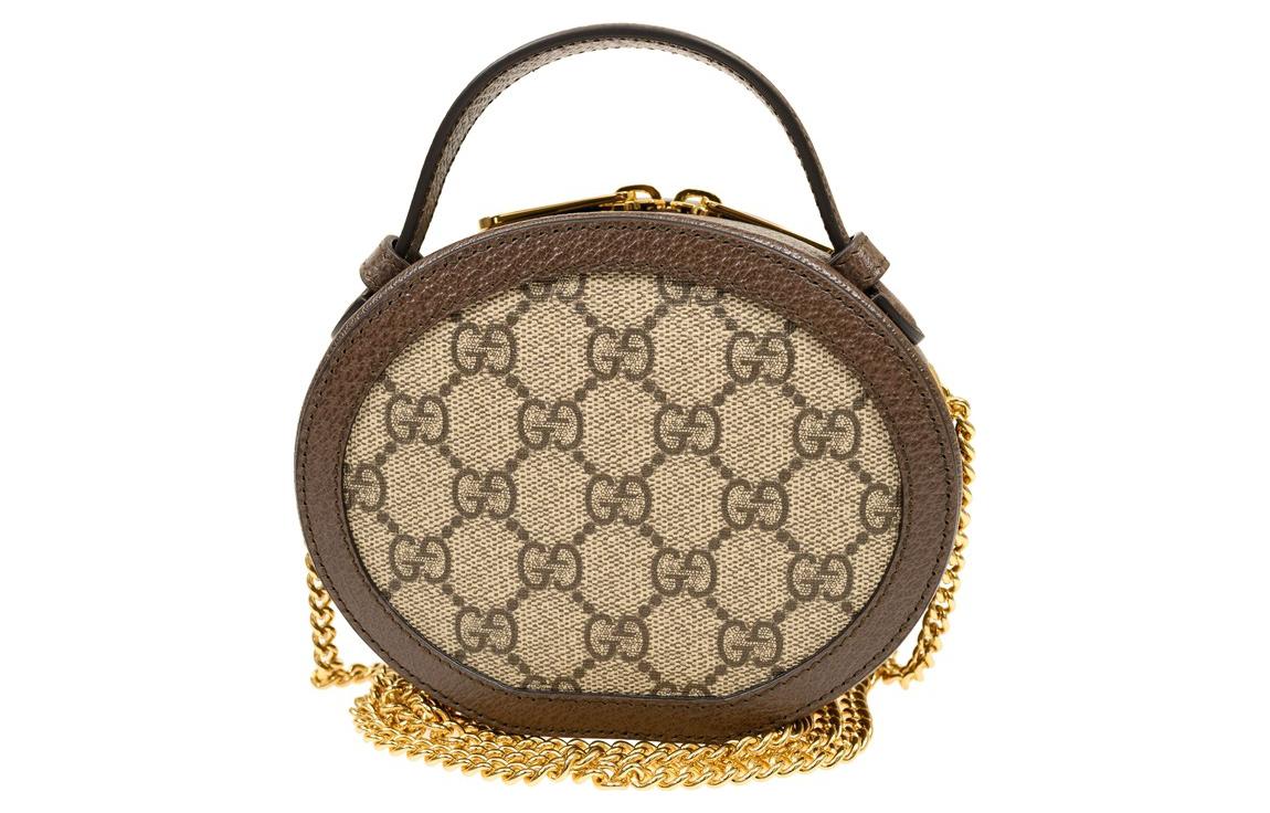 Мини-сумка GUCCI Ophidia через плечо из кожи — фото 3