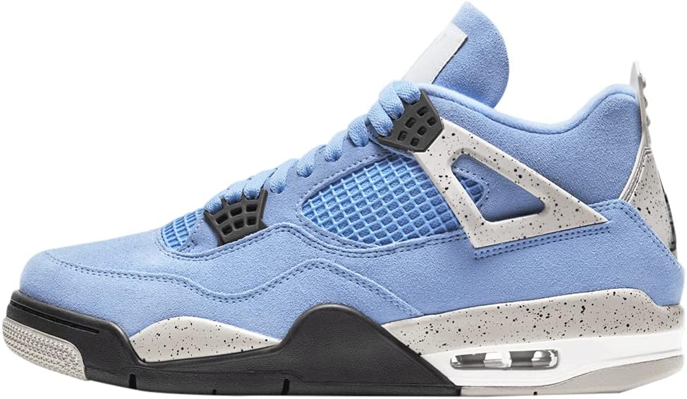 

Мужские кроссовки Nike Air Jordan 4 Retro, белый/черный/синий/серый