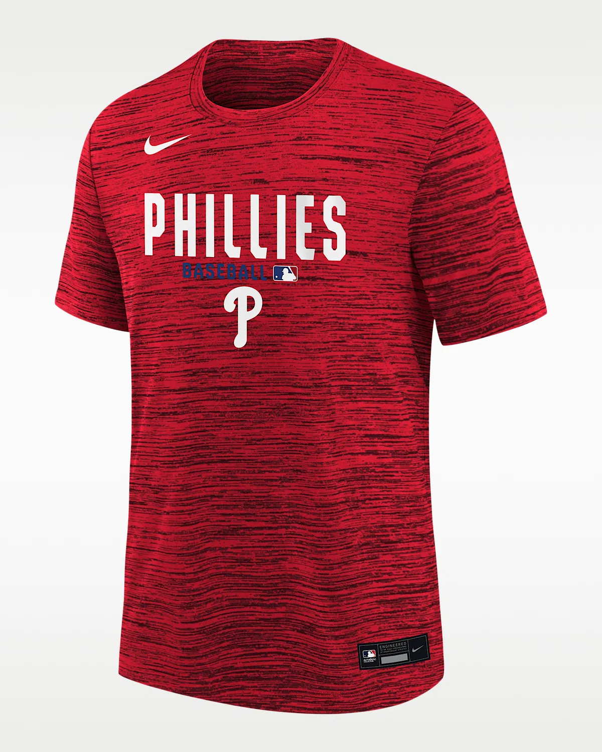 Детская футболка Nike Dri-FIT MLB Philadelphia Phillies Authentic Collection Velocity, Red