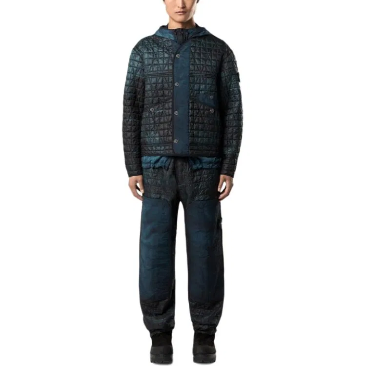 Утепленные штаны STONE ISLAND черные — фото 4