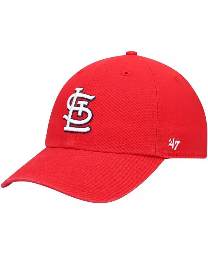 

Мужская красная регулируемая кепка St. Louis Cardinals Heritage Clean Up '47 Brand