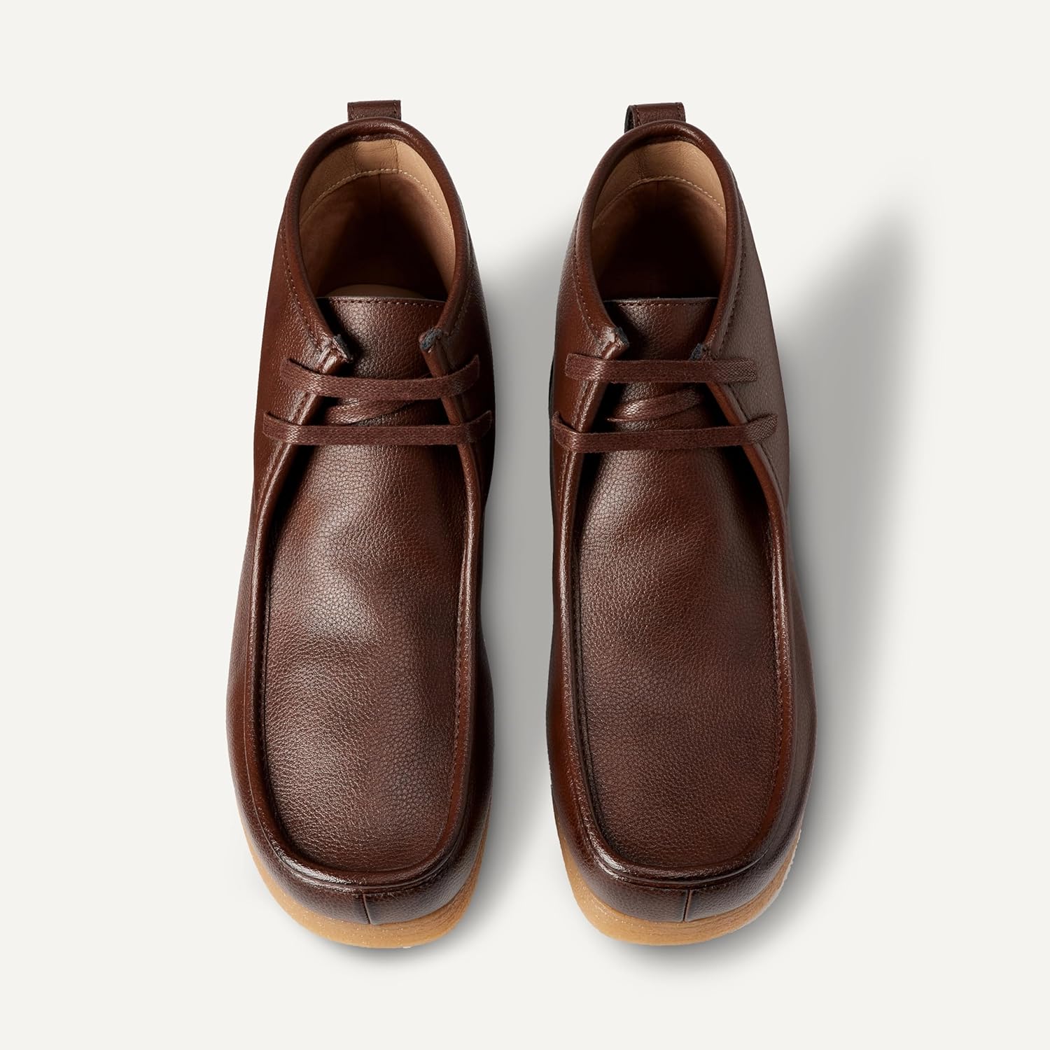 Мужские ботинки Amazon Essentials Chukka с носком-мокасином, темно-коричневый — фото 4