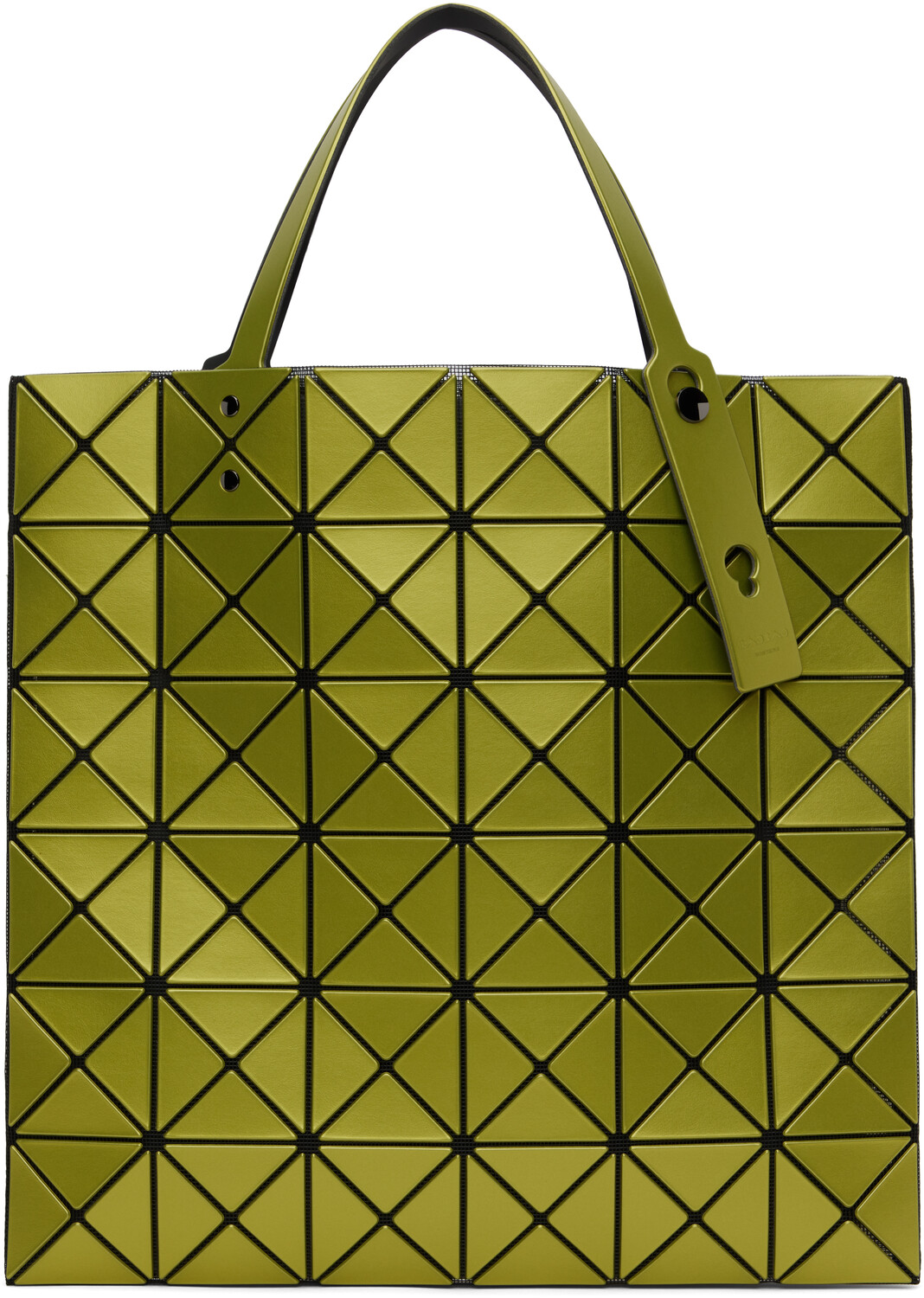 

Сумка-тоут Lucent Metallic BAO BAO ISSEY MIYAKE, желтый