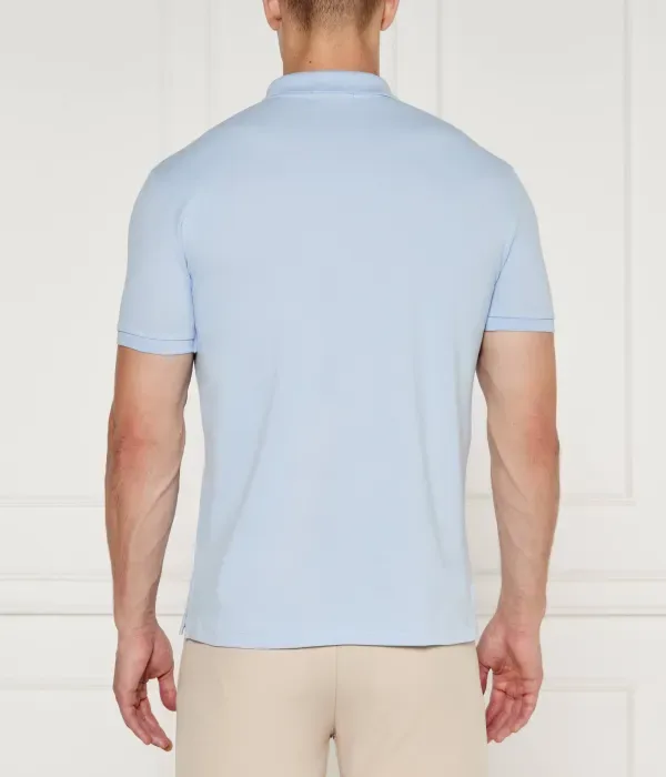 Полюс slim fit Polo Ralph Lauren, небесно-голубой — фото 4
