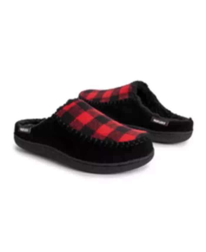 Мужские тапочки Staughton Clog, серо-коричневый, 10 шт MUK LUKS, черный — фото 4