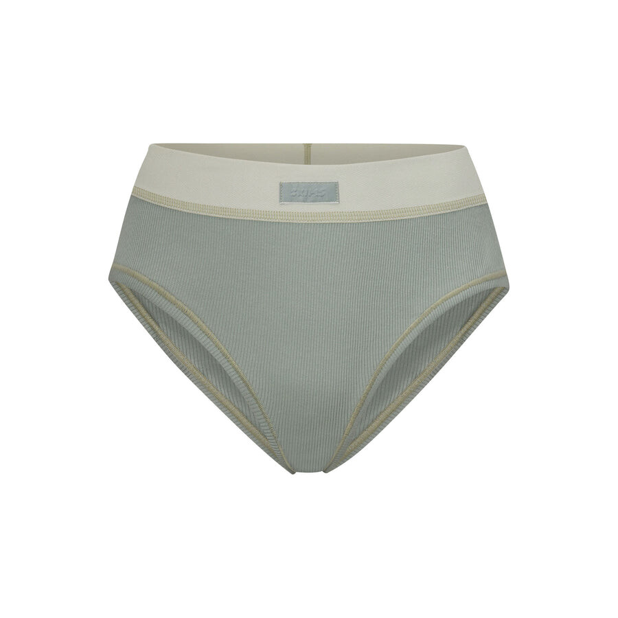 

Трусы SKIMS Cotton Rib, цвет Mineral