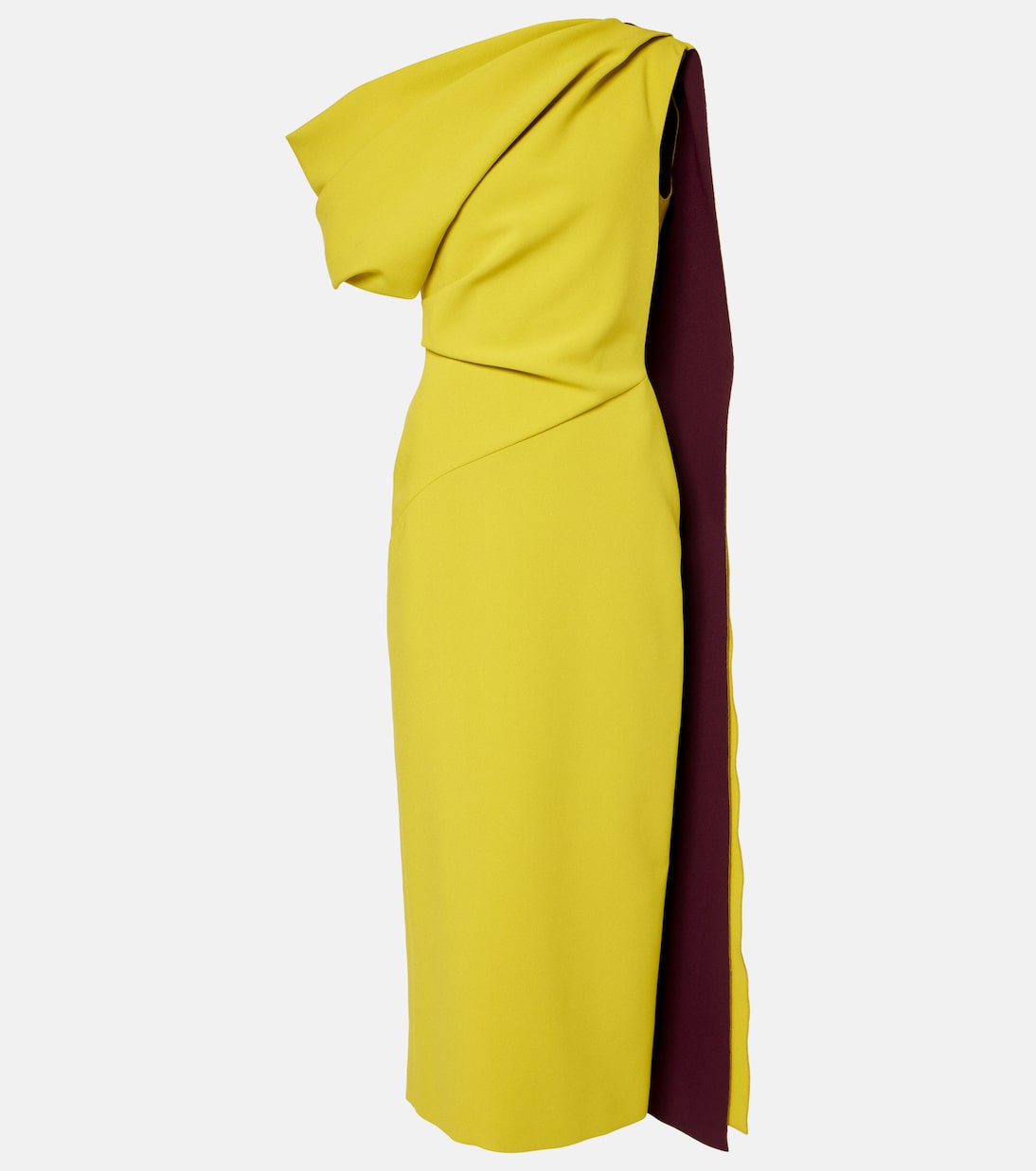 

Платье миди Maite Roksanda, Chartreuse