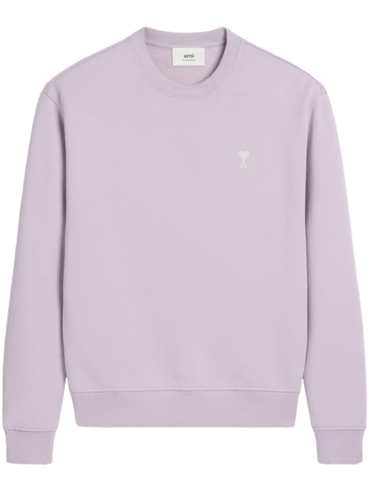 

AMI Paris толстовка с монограммой Ami de Coeur, фиолетовый