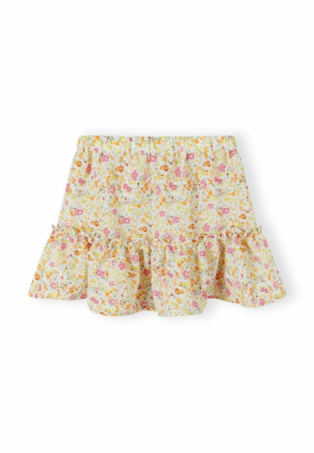 Юбка-колокол CRINKLE LAYERED FRILLS MINOTI, слоновая кость — фото 2
