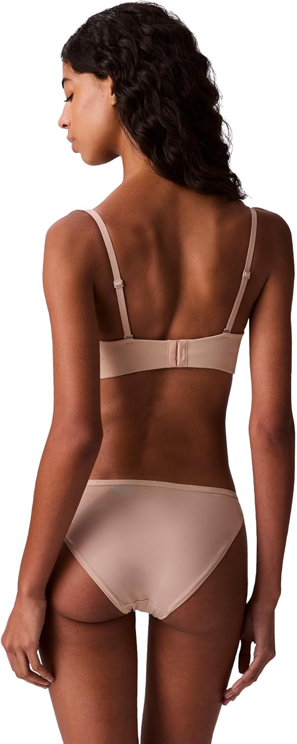 Бюстгальтер Calvin Klein Women's Perfectly Fit Lightly Linen, телесный — фото 3