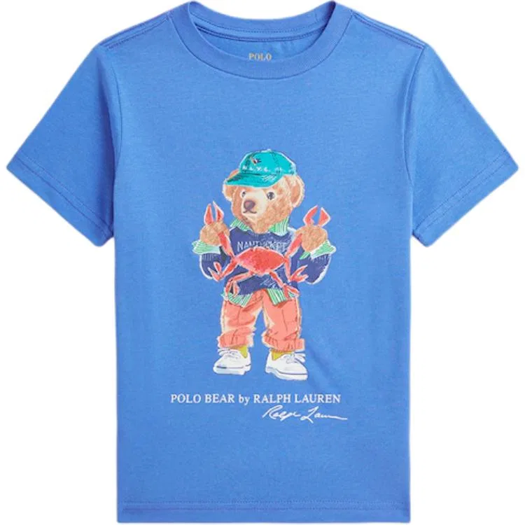 Футболка Polo Ralph Lauren синяя детская