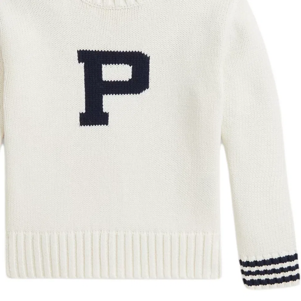 Свитер детский Polo Ralph Lauren белый — фото 3