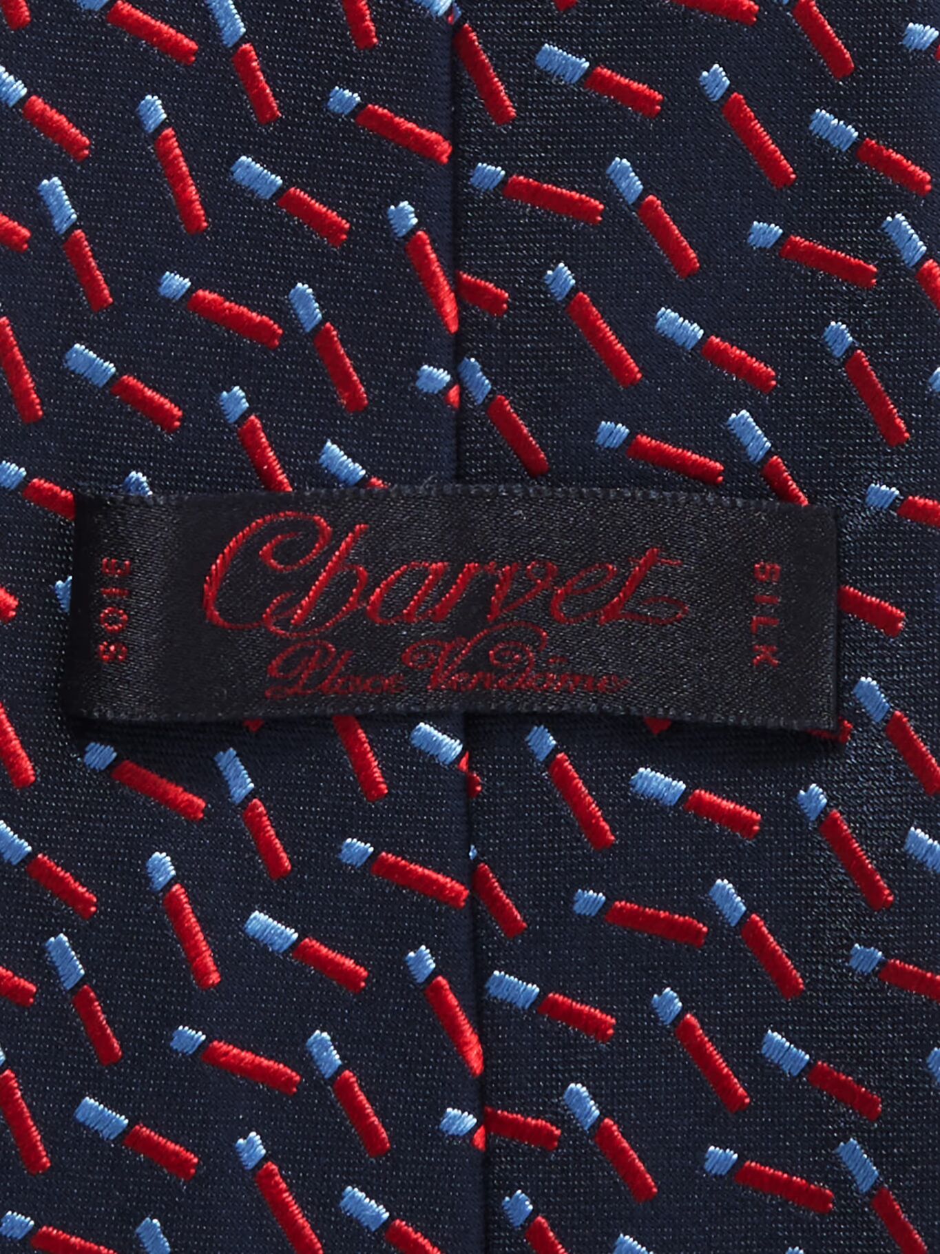 

Галстук из шелкового жаккарда шириной 8,5 см CHARVET, темно-синий