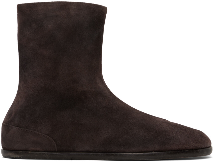 

Коричневые ботильоны Tabi Maison Margiela, цвет Dark brown
