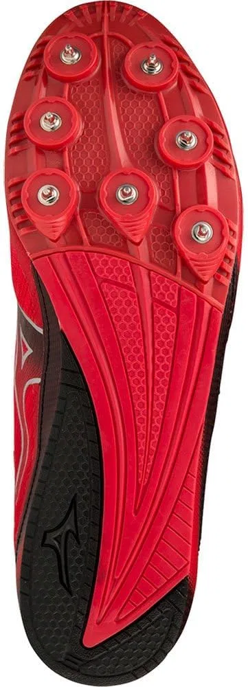 Кроссовки Mizuno Unisex X First 2, Highriskred Black Silver — фото 2