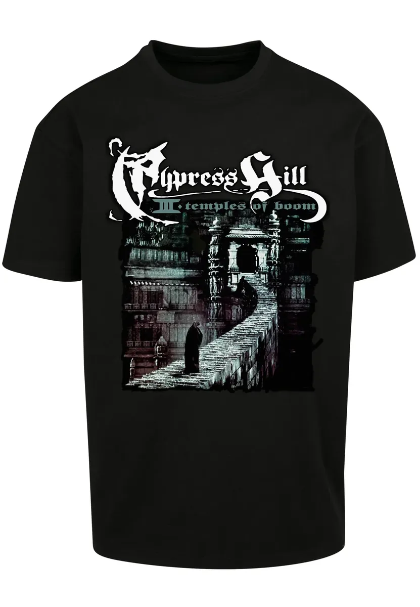 

Рубашка MisterTee с короткими рукавами "Мужская футболка Cypress Hill Temples of Boom Oversize", черный