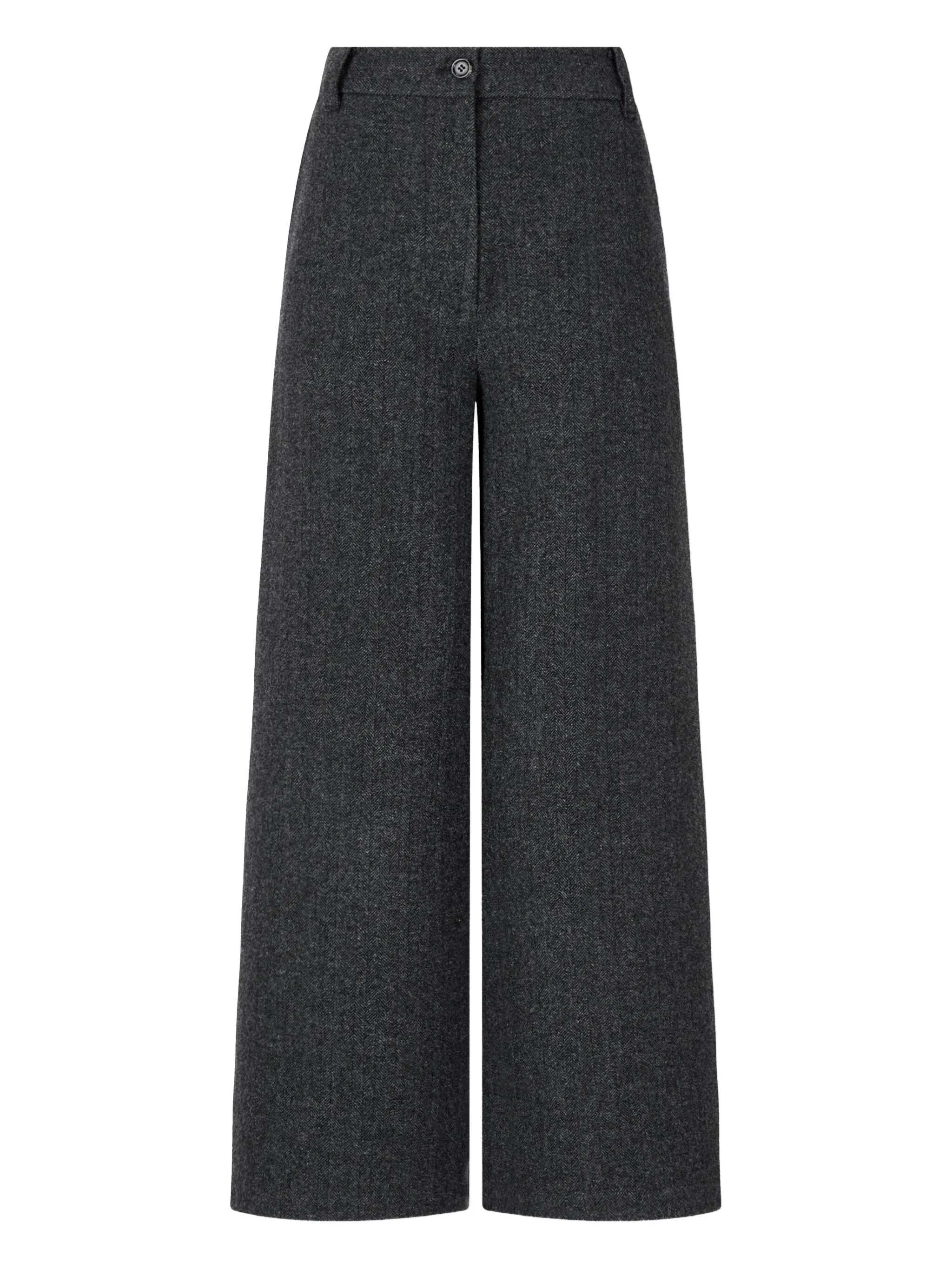 

Твиловые брюки с узором в елочку Tomboy, серый