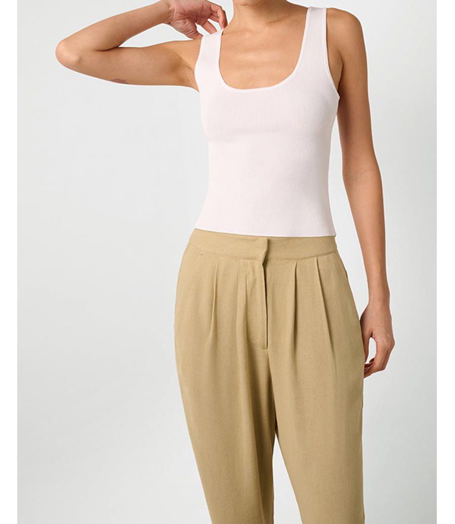 

Женский топ с вырезом-лодочкой WeWoreWhat, White