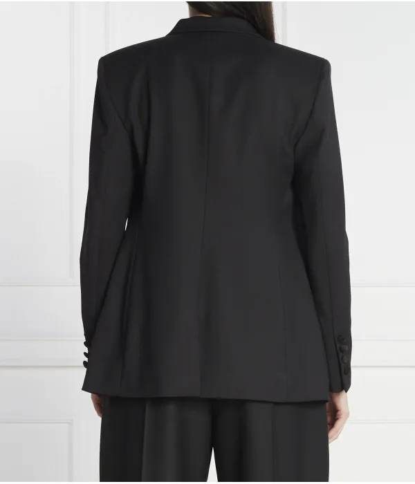 Элегантная шерстяная куртка джатукса Regular fit Boss, черный — фото 4