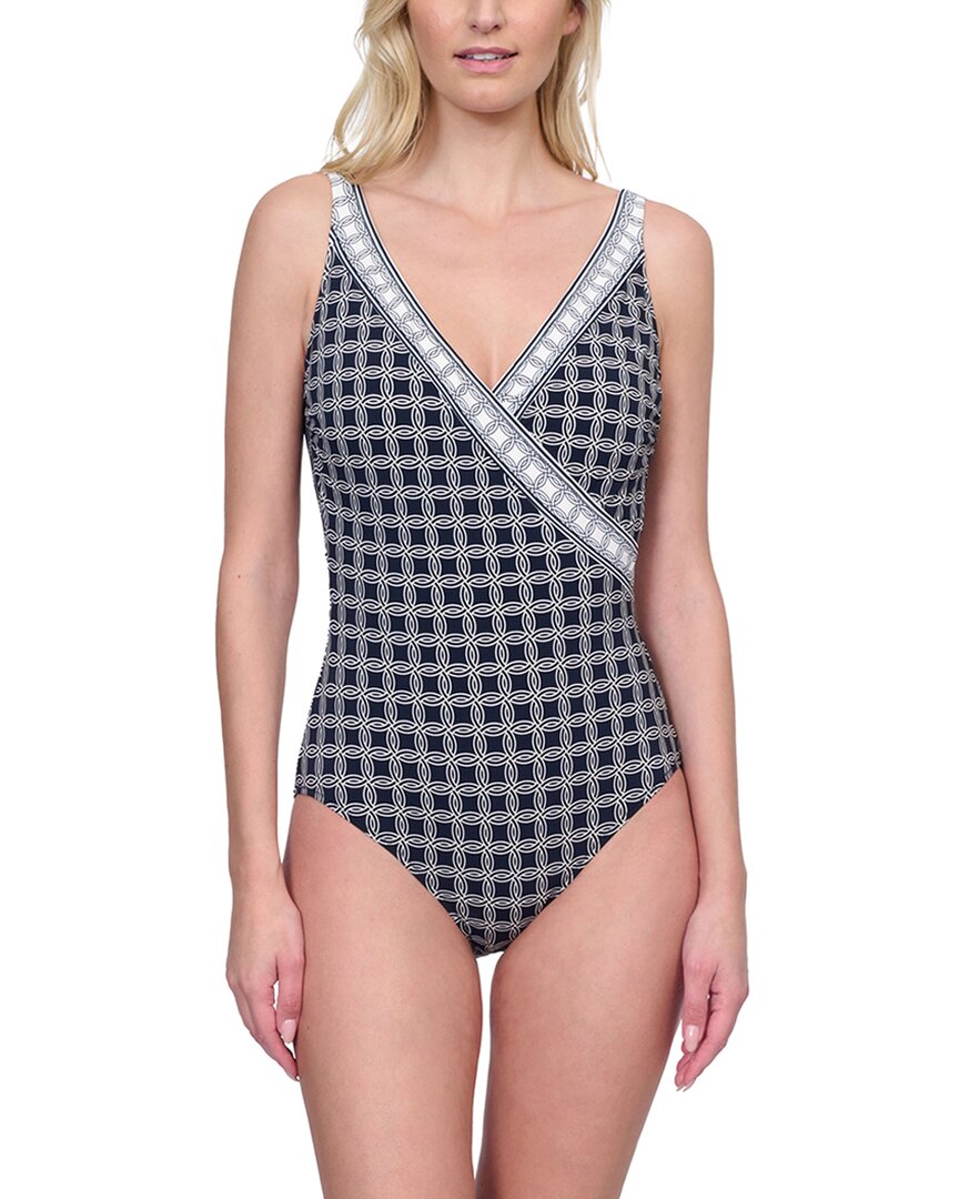 

Gottex Surplice Цельный купальник, черный