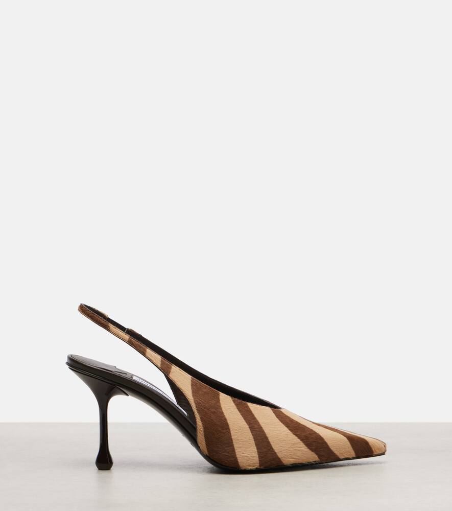 Туфли-лодочки Isa на каблуке с ремешком на щиколотке из телячьей кожи Jimmy Choo, Chocolate — фото 4