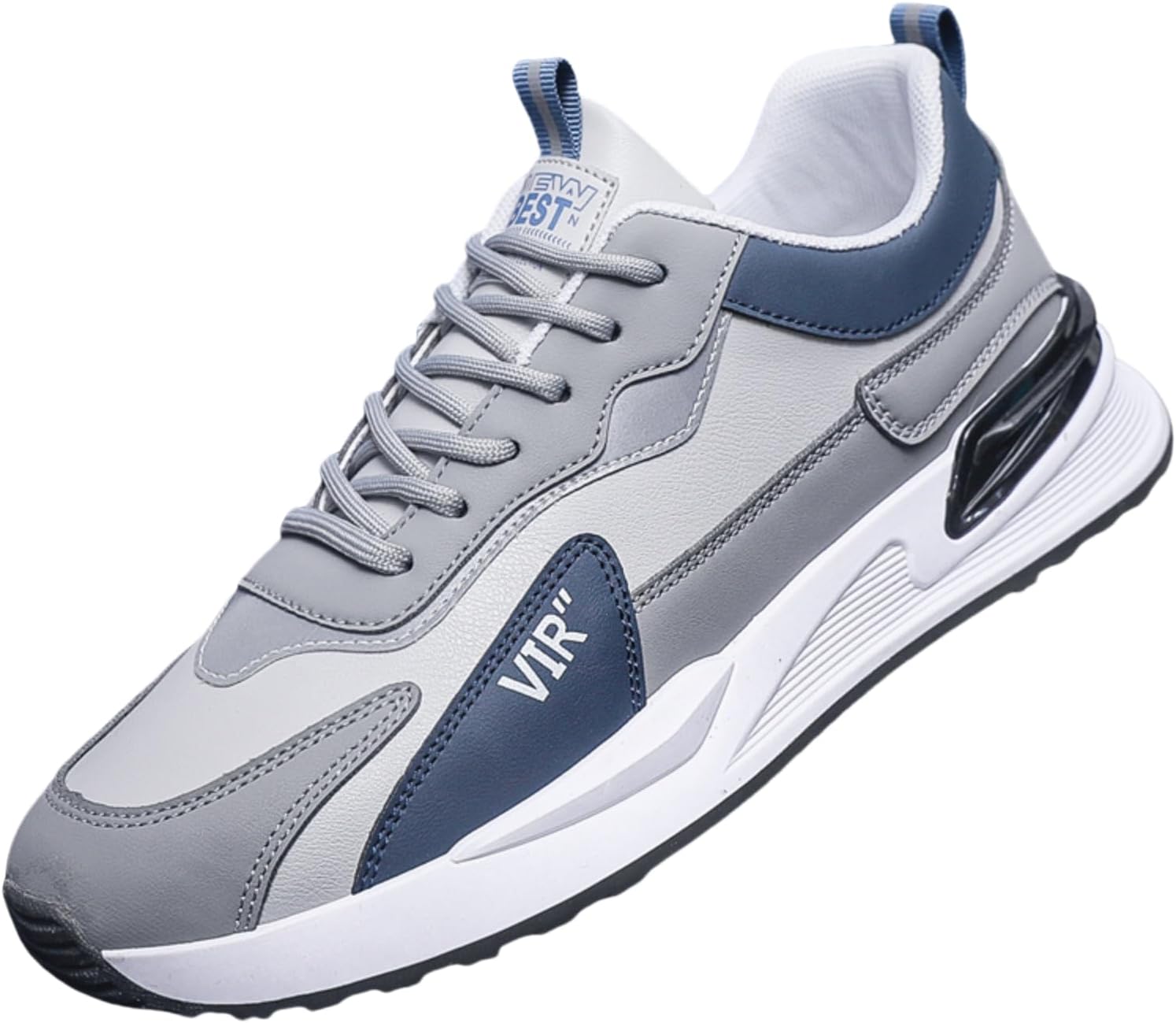 

Мужские спортивные кроссовки для бега: готовые к трейлу, стильный спортивный дизайн - идеально подходят для тренажерного зала, тенниса, прогулок и повседневных тренировок Kpdwfms, серый