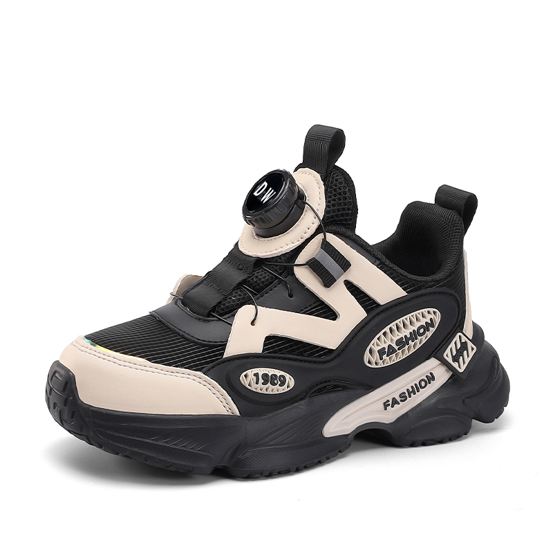 

Амортизирующие, износостойкие, дышащие, низкие кроссовки для бега для детей D&W, черный