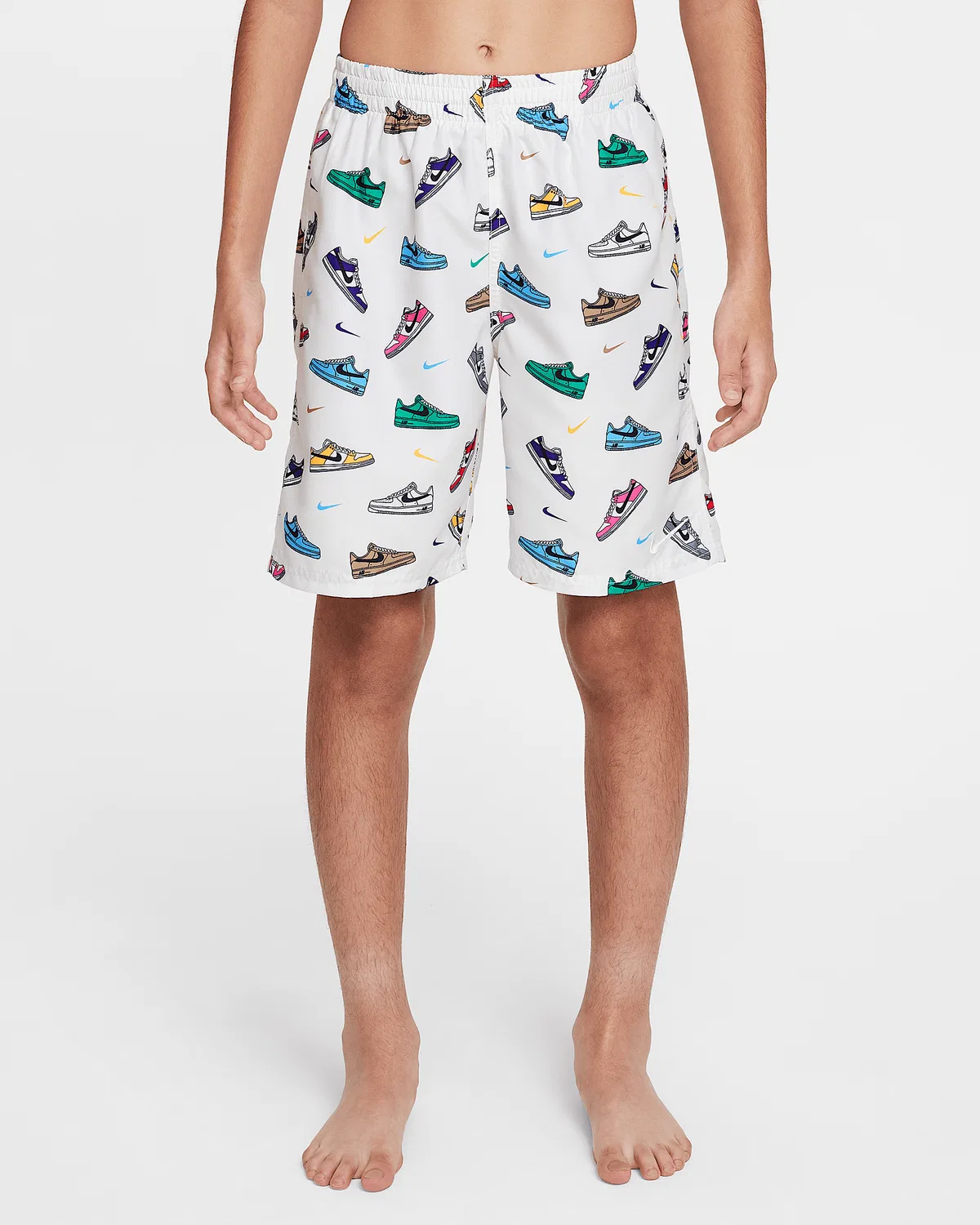 Детские (мальчиковые) плавки Nike Swim Breaker 7" с боксерской подкладкой, Sail