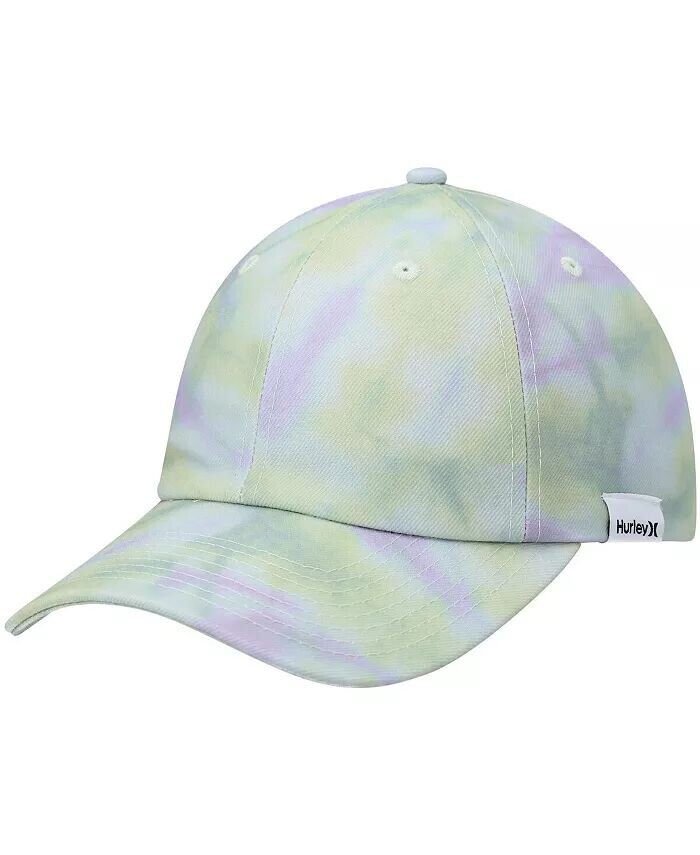 

Женская желтая шляпа Snapback пастельного цвета с принтом тай-дай Hurley