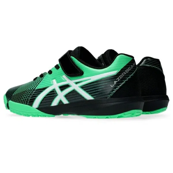 Детские кроссовки Asics Lazerbeam FJ-MG, черный/зеленый, размер 23.0cm - 36 RU — фото 2