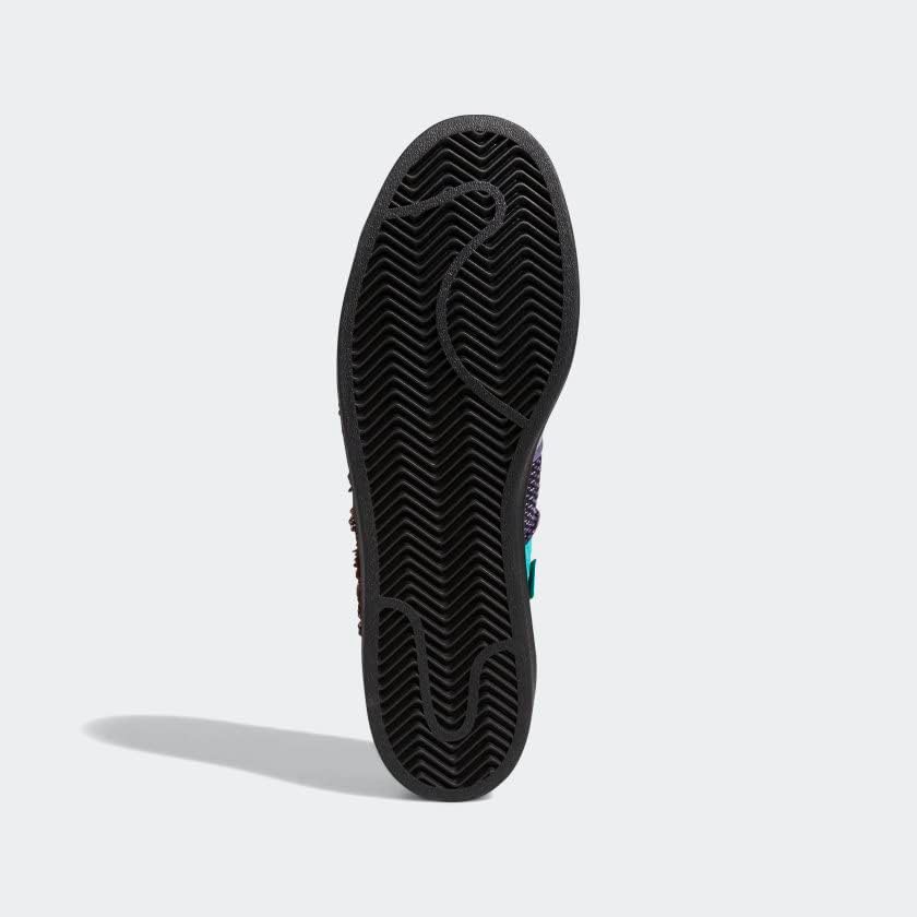 Мужские кроссовки adidas Pharrell Williams Superstar, черный/фиолетовый — фото 3