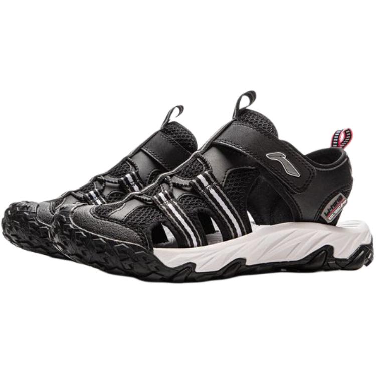 LINING YOUNG Спортивные детские сандалии Sportlife Anti Slip Wear Resistant Low Top черные — фото 4