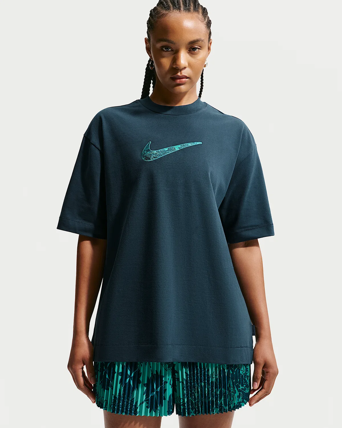 Женская оверсайз футболка Naomi Osaka, Armory Navy