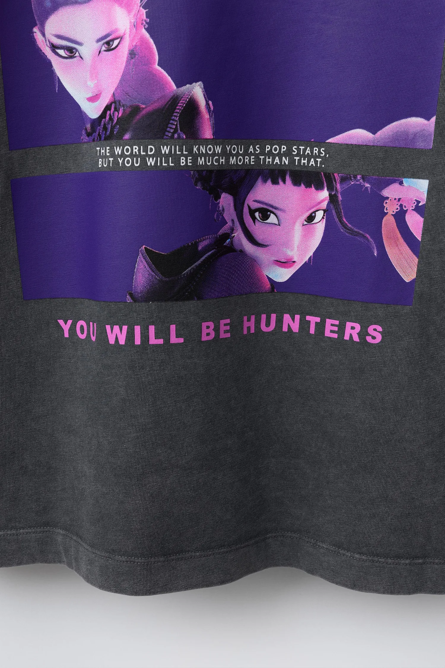 Zara Футболка с принтом в стиле k-pop demon hunters netflix © — фото 4