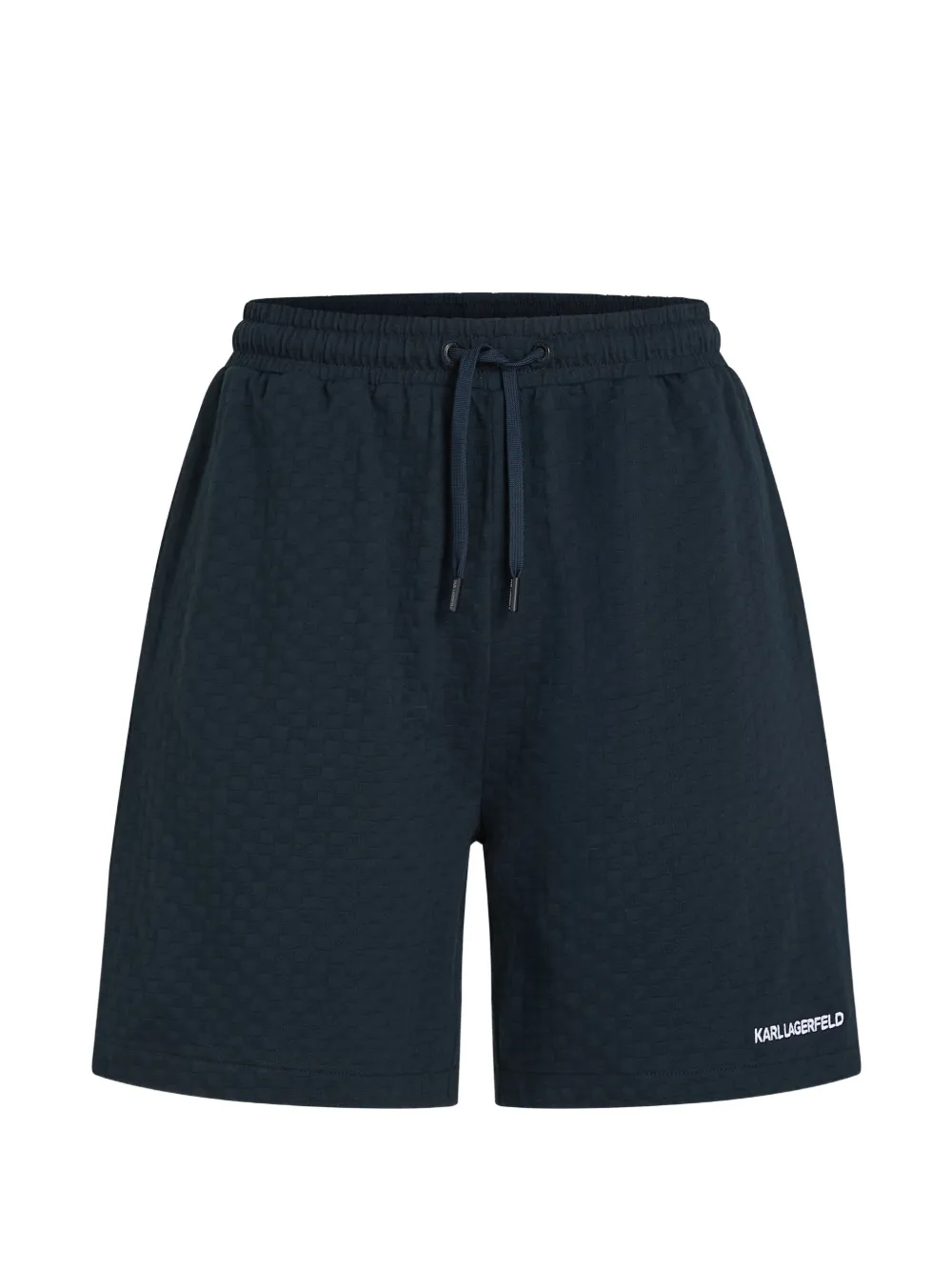 

Спортивные шорты с вышитым логотипом Karl Lagerfeld, синий