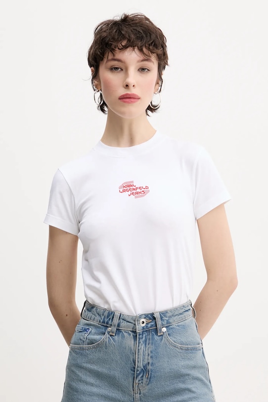 

Футболка Karl Lagerfeld Jeans, белый
