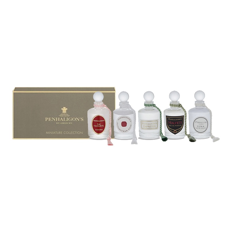 

Набор миниатюрных парфюмерных проб Panhailigen Ladylike Mini Bottle Combination, Eau De Parfum и Eau De Toilette, 5 мл*5 PENHALIGON'S